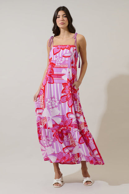 Barba Tropical Veth Shift Maxi Dress