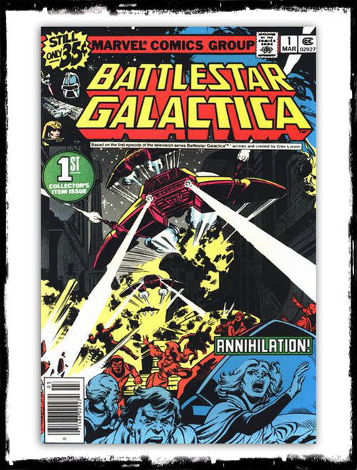 BATTLESTAR GALACTICA - #1-3 ISSUES IN STILL SEALED WHITMAN VARIANT BAG (1979 - VF+/NM)