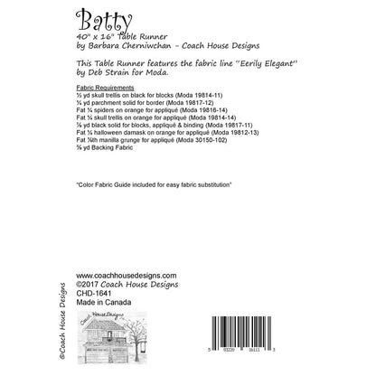 Batty Quilt Pattern