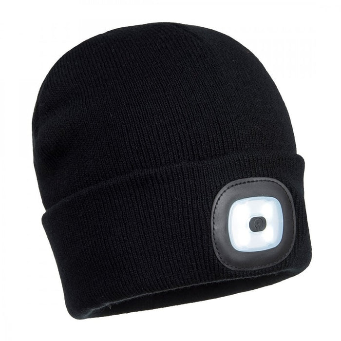 Beanie with Rechargeable LED Head Light