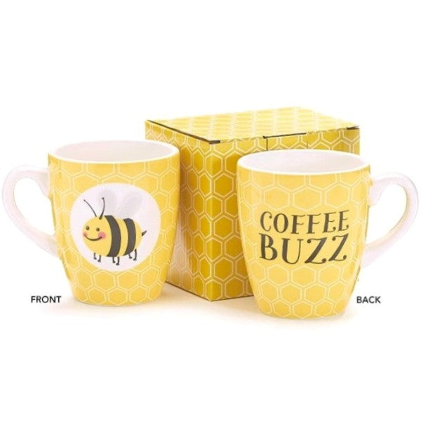 Bee Buzzed 14 oz. Ceramic Mug