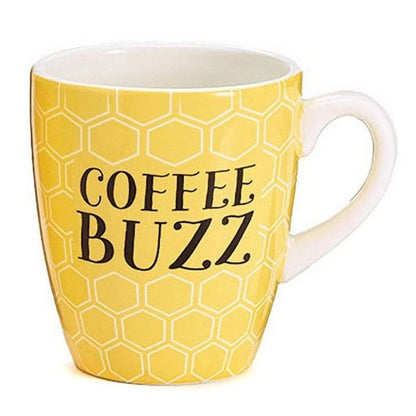 Bee Buzzed 14 oz. Ceramic Mug Back