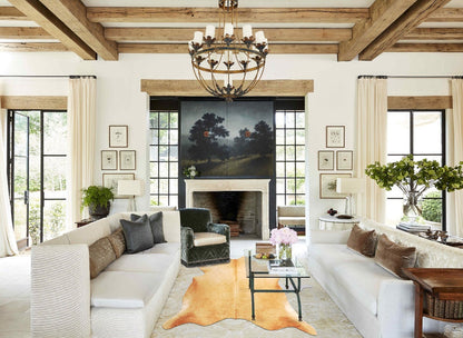 Beige Cowhide Rug #B3812