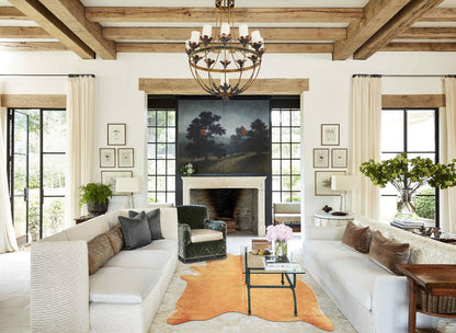 Beige Cowhide Rug #B4535