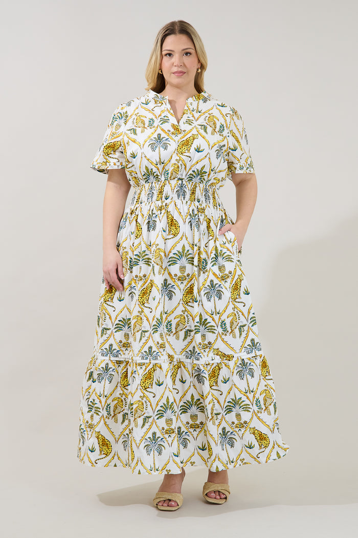Belraj Poplin Maxi Dress Tigress Curve