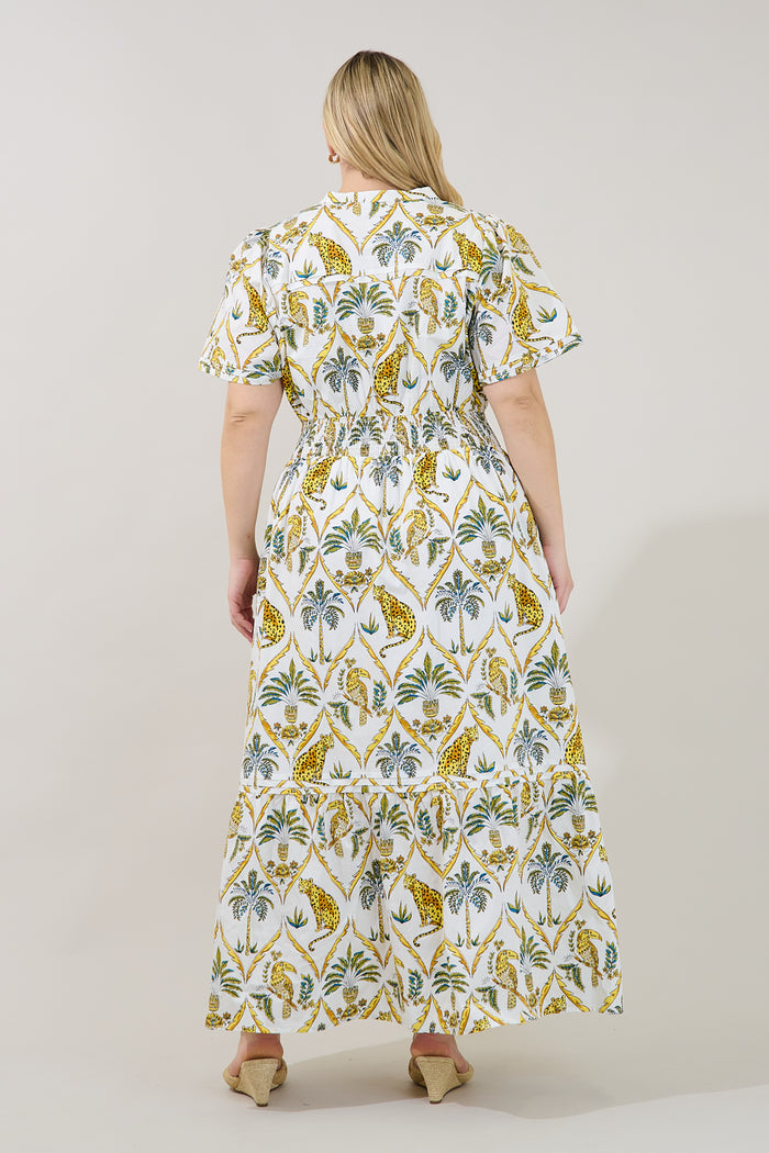 Belraj Poplin Maxi Dress Tigress Curve