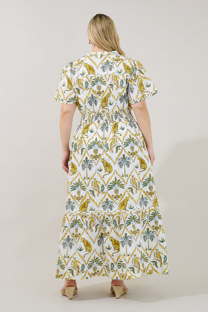 Belraj Poplin Maxi Dress Tigress Curve