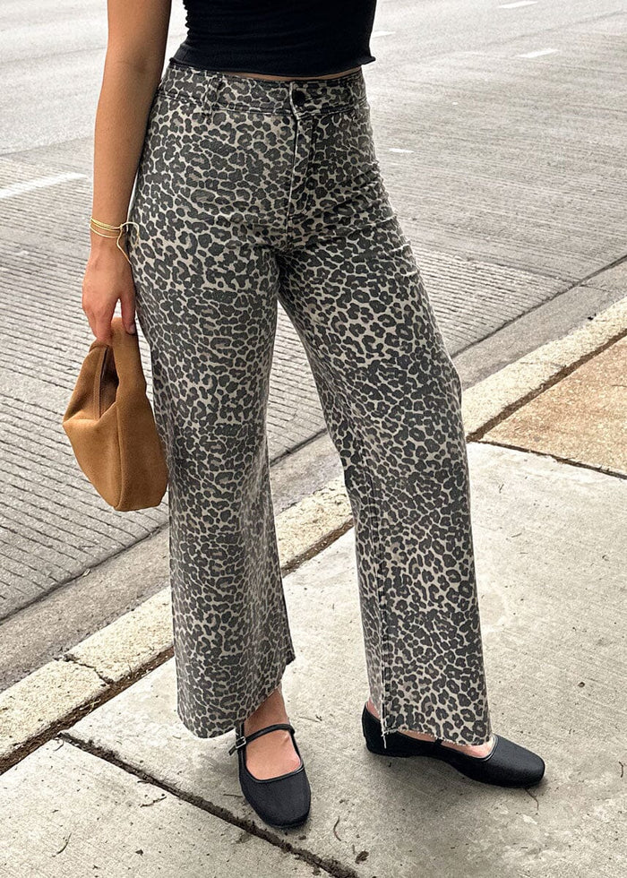 Bernadette Leopard Print Pants