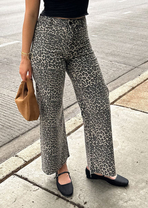 Bernadette Leopard Print Pants