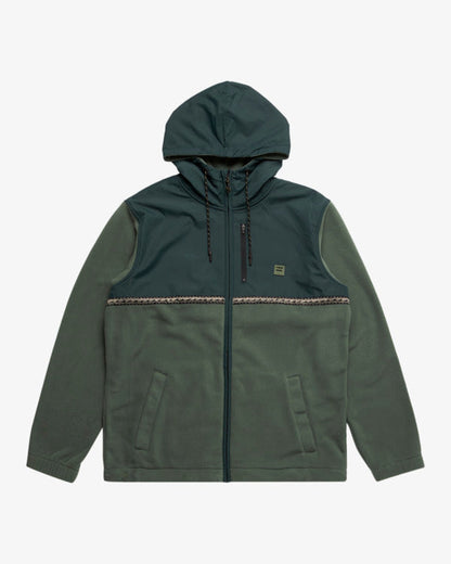 פליז קפוצ’ון לגברים Billabong Boundary Lite – ירוק