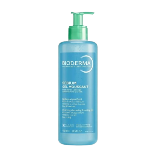 Bioderma Sebium Gel Moussant Purifying Cleansing Foaming Gel 400Ml