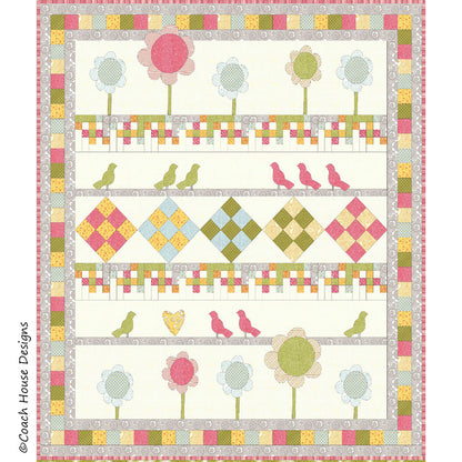 Birds in the Garden Quilt Pattern