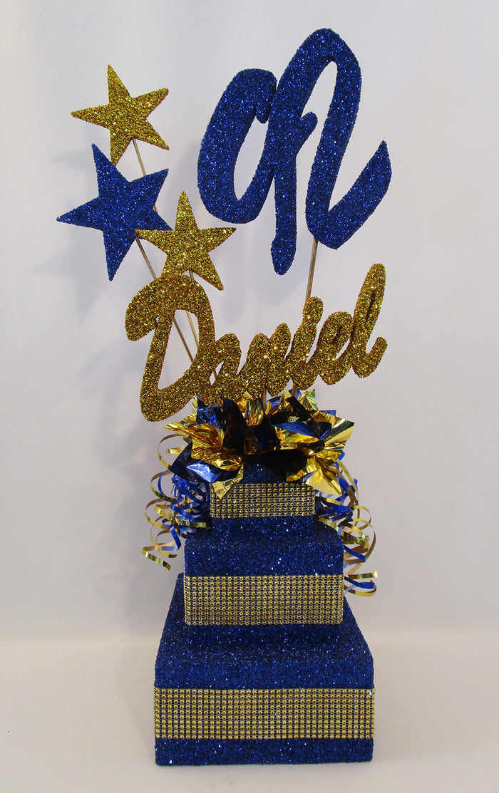 Birthday cake centerpiece - Designs by Ginny