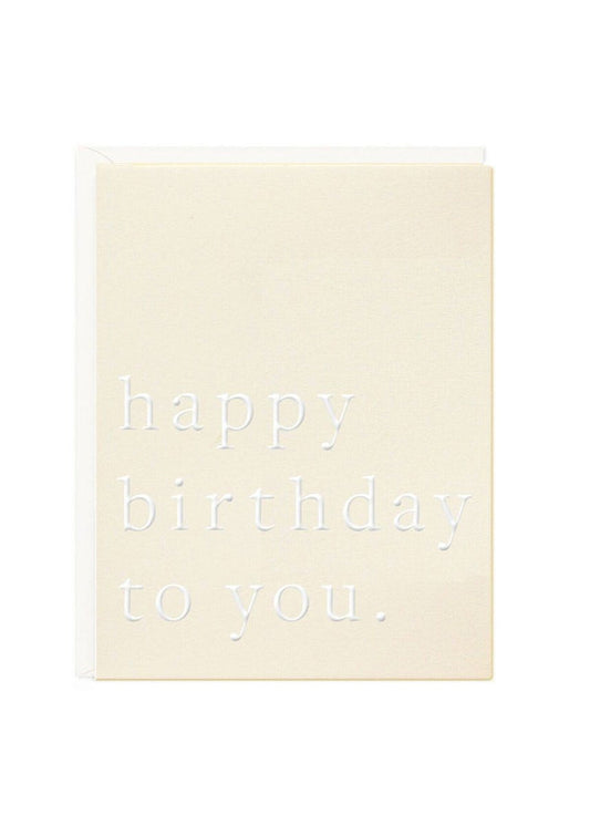 Birthday Chic Card