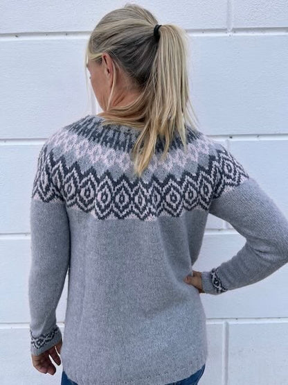 Björk Sweater, No 3 knitting kit