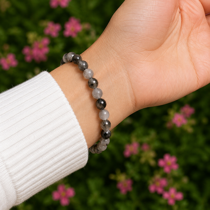 Black Rutile Bracelet (Trauma and Depression)