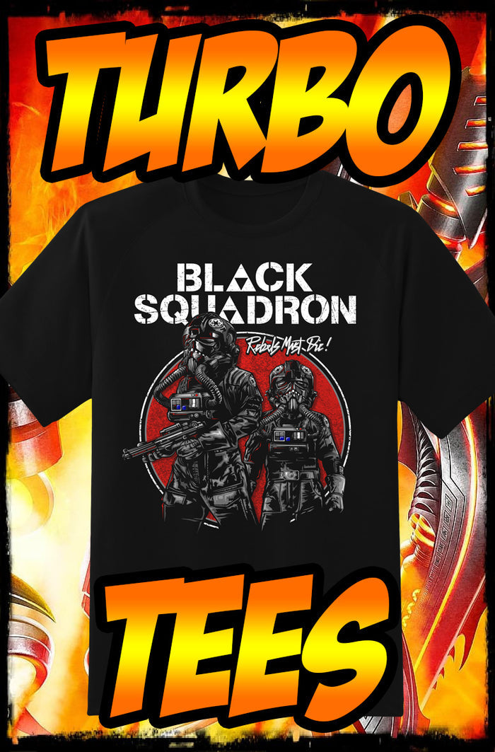 BLACK SQUADRON - BLACK SABBATH HEAVY METAL TURBO TEE!