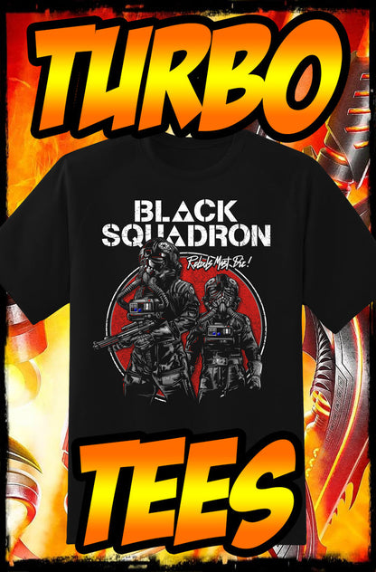 BLACK SQUADRON - BLACK SABBATH HEAVY METAL TURBO TEE!
