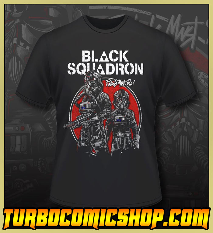 BLACK SQUADRON - BLACK SABBATH HEAVY METAL TURBO TEE!