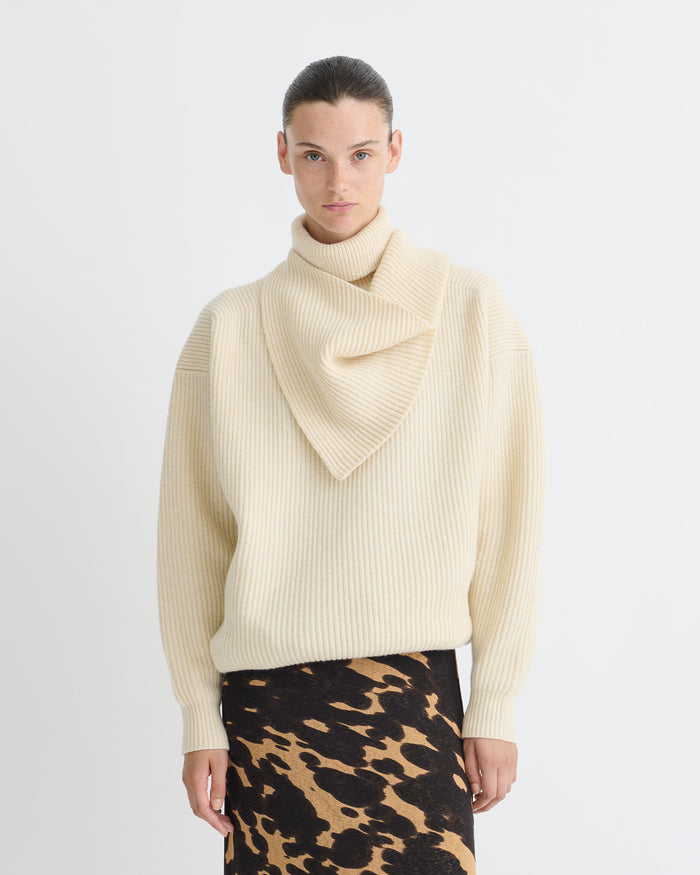 Blaer - Merino sweater - Creme