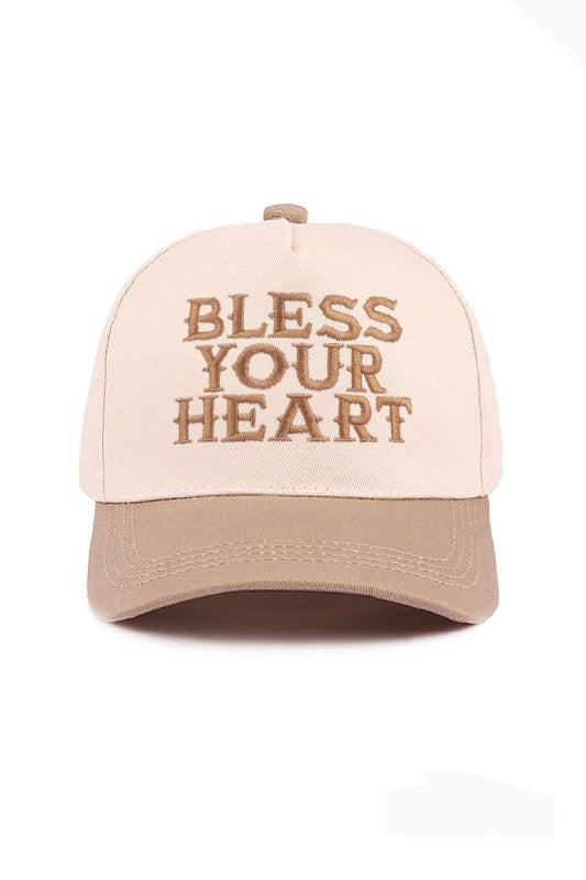 "Bless Your Heart" Cap-Mocha-Cute-Trendy-Shop-Womens-Boutique-Clothing-Store