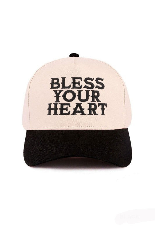 "Bless Your Heart" Cap-Black-Cute-Trendy-Shop-Womens-Boutique-Clothing-Store
