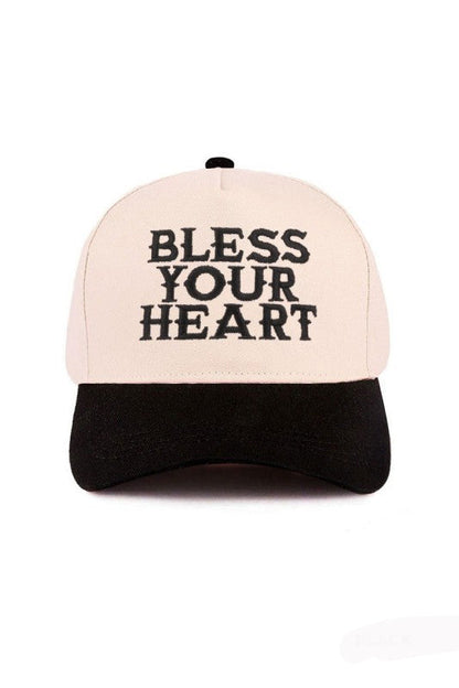 "Bless Your Heart" Cap-Black-Cute-Trendy-Shop-Womens-Boutique-Clothing-Store