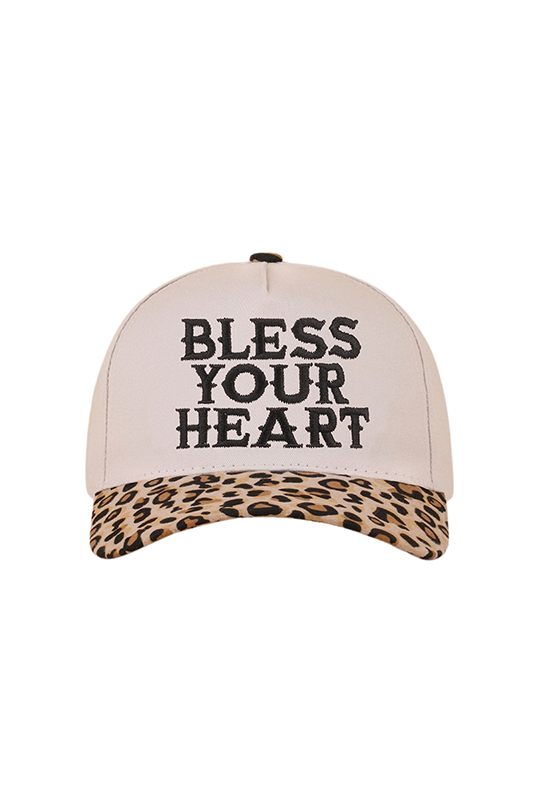 "Bless Your Heart" Cap-Leopard-Cute-Trendy-Shop-Womens-Boutique-Clothing-Store