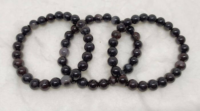 Bloodstone Jasper Beaded Bracelet 8MM A Round Beaded Crystal Bracelet