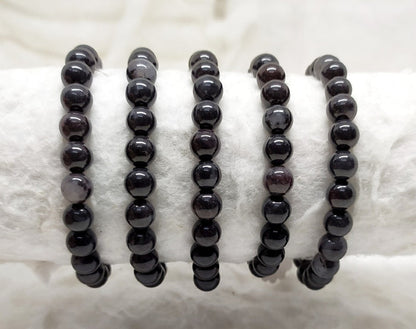 Bloodstone Jasper Beaded Bracelet 8MM A Round Beaded Crystal Bracelet