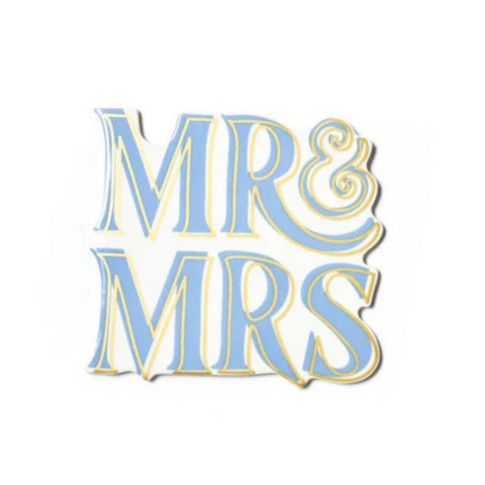 Blue Mr. and Mrs. Mini Attachment by Happy Everything!