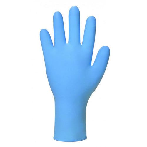 Blue Nitrile PF Gloves Per/100