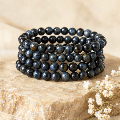 Blue Tiger Eye Bracelet (Generosity and Dreams)