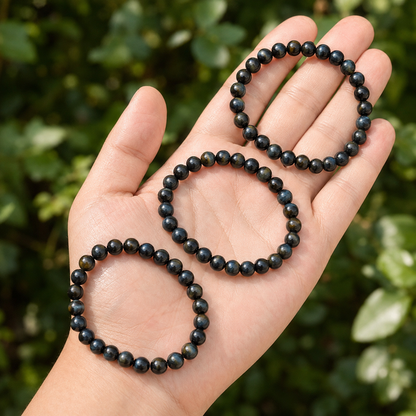 Blue Tiger Eye Bracelet (Generosity and Dreams)
