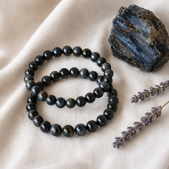 Blue Tiger Eye Bracelet (Generosity and Dreams)