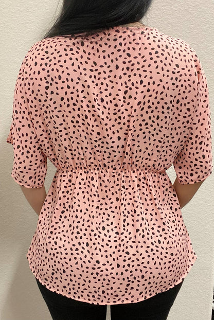 Blush Black Top