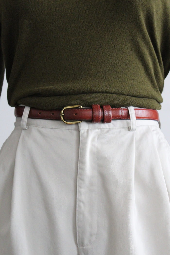 bone cotton shorts