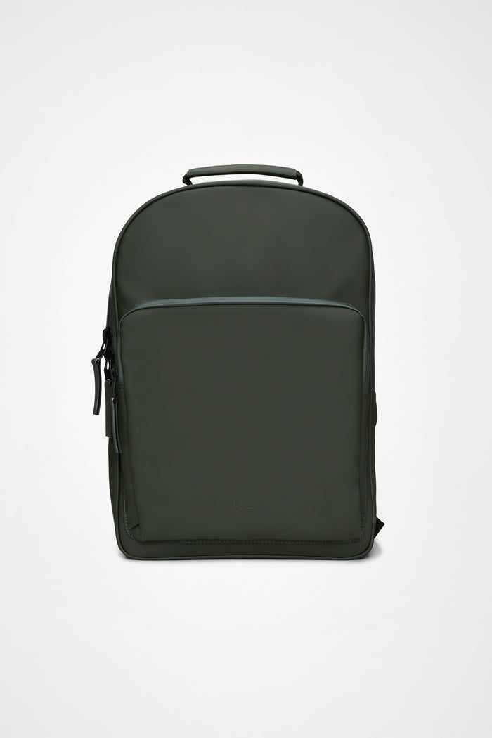 RAINS Book Daypack Large Green 16L H43 x D12 x W30 cm Backpack