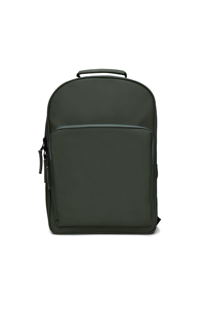 RAINS Book Daypack Large Green 16L H43 x D12 x W30 cm Backpack