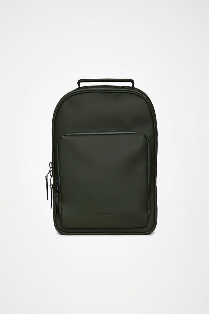 RAINS Book Daypack Green 10.50L H40 x D10 x W27 cm Backpack