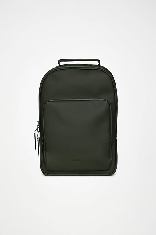 RAINS Book Daypack Green 10.50L H40 x D10 x W27 cm Backpack