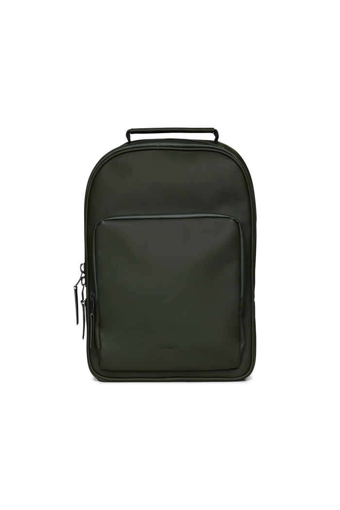 RAINS Book Daypack Green 10.50L H40 x D10 x W27 cm Backpack