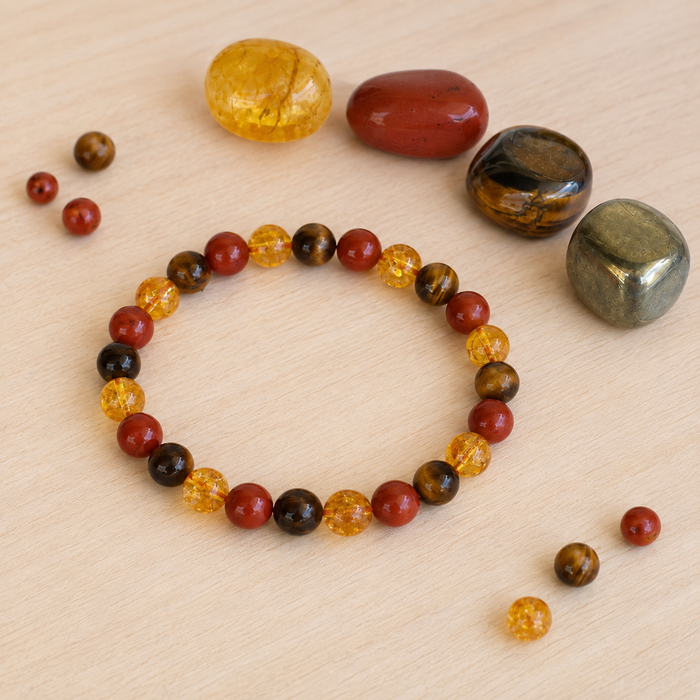 Boost CONFIDENCE Crystal Kit, Gemstone Tumble Kit, Confidence Crystal Gift Set.