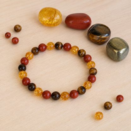 Boost CONFIDENCE Crystal Kit, Gemstone Tumble Kit, Confidence Crystal Gift Set.