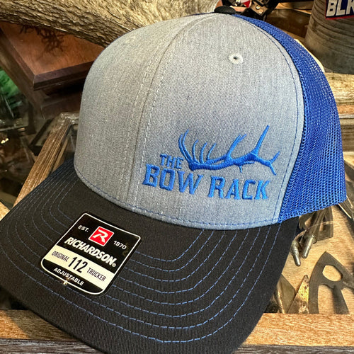 Bow Rack Blue Tri color hat