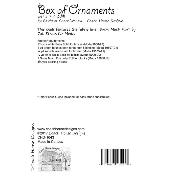 Box of Ornaments Quilt Pattern