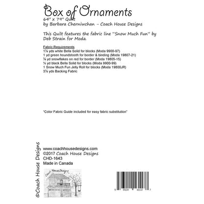 Box of Ornaments Quilt Pattern