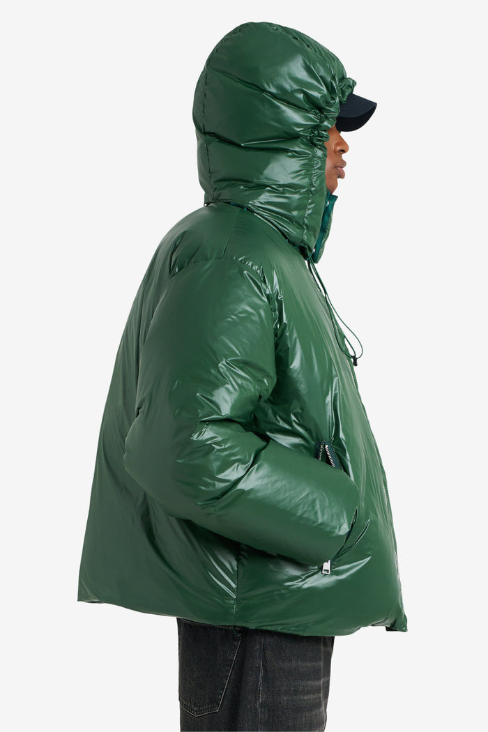 ETUDES STUDIO BOXY DOWN JACKET SHINY GREEN 5