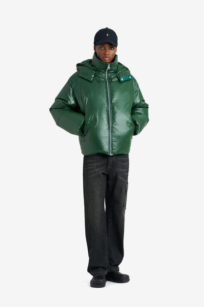 ETUDES STUDIO BOXY DOWN JACKET SHINY GREEN 3