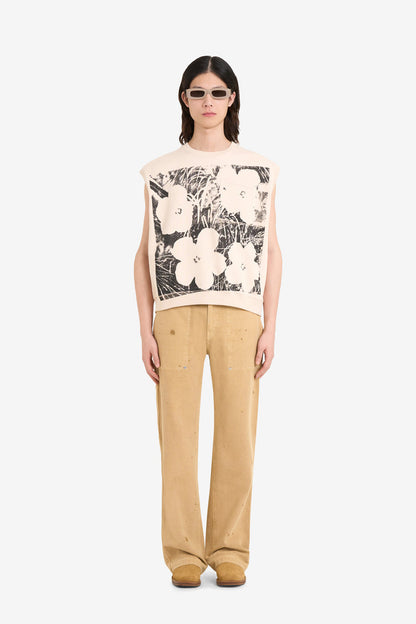 ETUDES STUDIO + ANDY WARHOL BOXY FIT CREW FLOWERS 2